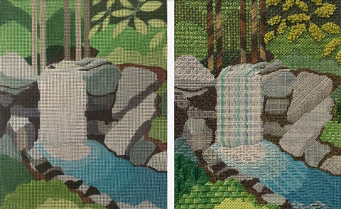 Waterfall Graphic Stitch Guide