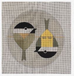 Chickadees on a Wire