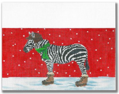 Stocking Cuff - Zebra
