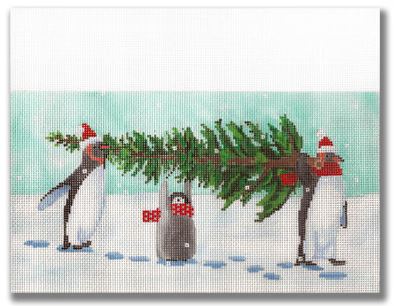 Stocking Cuff - Penguins