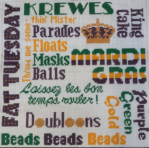 Mardi Gras Madness Square