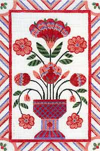 Folk Art Carnation