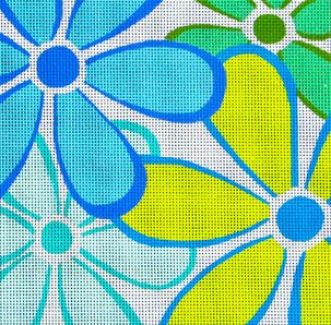 Lazy Daisies - Blue