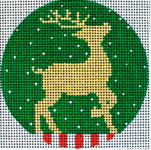 Gold Reindeer