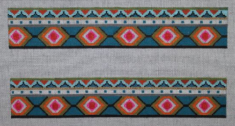 Purse Border Southwestern Pattern - 2 Panels