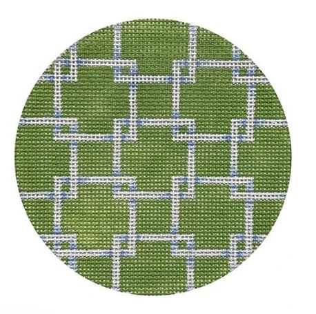Square Lattice Round - Lime 