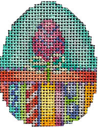 Pink Egg/Hoppy Stripes Mini Egg  