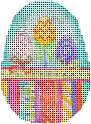 Three Eggs/Hoppy Stripes Egg  