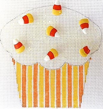 Candy Corn Cupcake