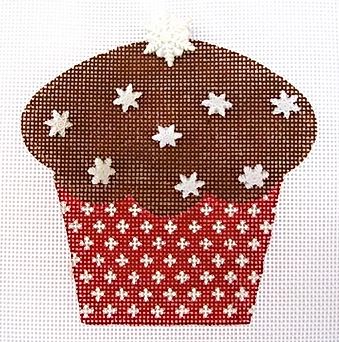 Snowflakes Cupcake