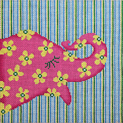 Elephant Profile - Pink