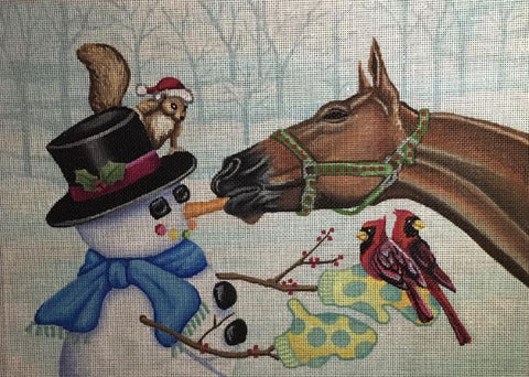 Mountain and the Snowman