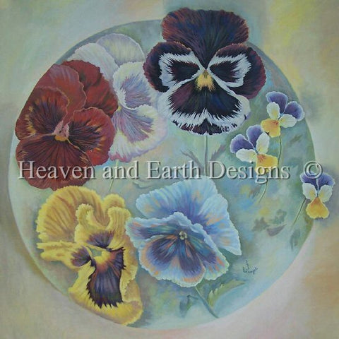 Pansies - Quick Stitch
