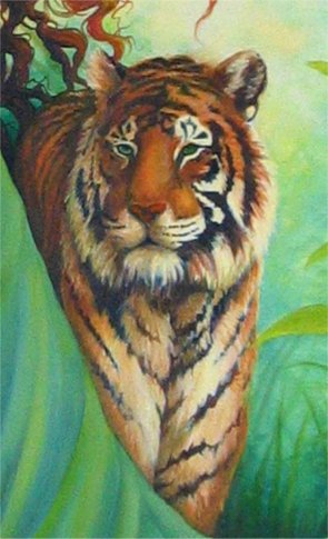 Earth Tiger - Quick Stitch