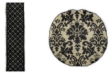 GG's Damask Pumpkin Black/Ivory (2 pieces)