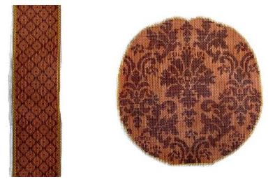Teri's Damask Pumpkin Rose/Coral (2 pieces)