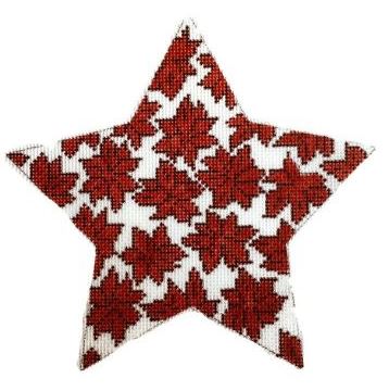 Poinsettia Star - Red