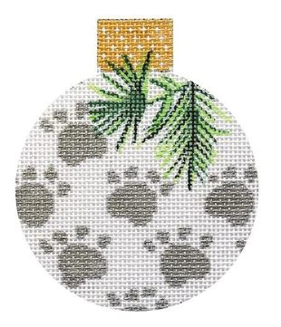 My Best Friend Ornament - Silver