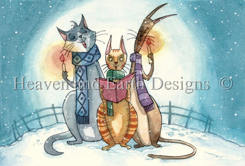 Christmas Cat Choir
