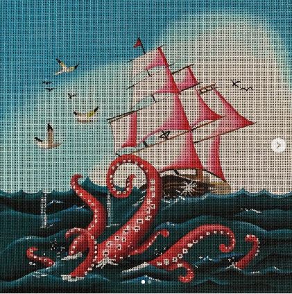 Ship and Octopus 