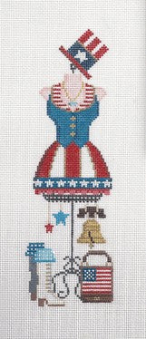 Dress Form - Patriotic 