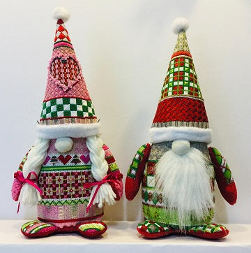 Naomi Gnome (on the left) Stitch Guide