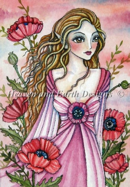 Field of Red Poppies - Quick Stitch
