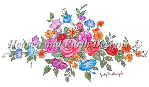 Flower Bouquet - Petit Point 