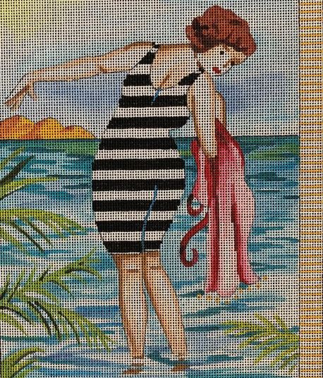 Lady on Beach