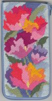 Watercolor Poppies Eyeglass (with floss)