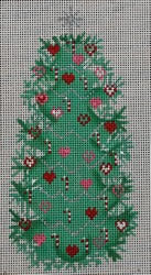 Heart Christmas Tree Sign 
