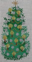 Candle Christmas Tree Sign 