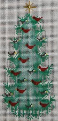 Birds Christmas Tree Sign 