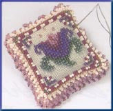 Beaded Pin Pillow - Cameo Tulip (2003)