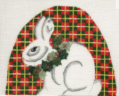 Rabbit on Plaid