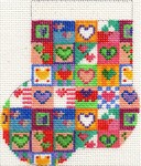 Valentine Patchwork Mini-Sock