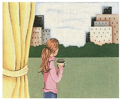 Girl Looking at the Park