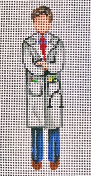Male Doctor in White Coat
