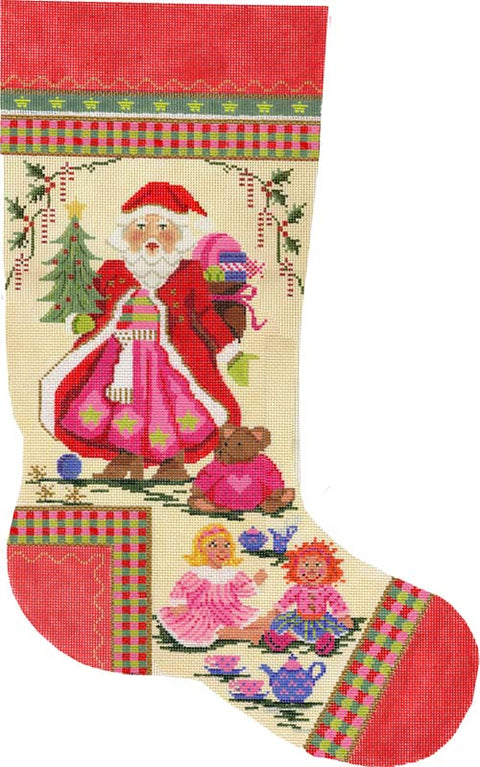 Santa and the Dolly Tea Party Stocking