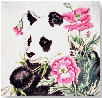 Panda w/Flowers