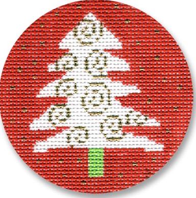 White Tree on Red
