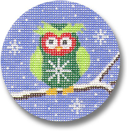 Owl w/Snowflake on Sweater
