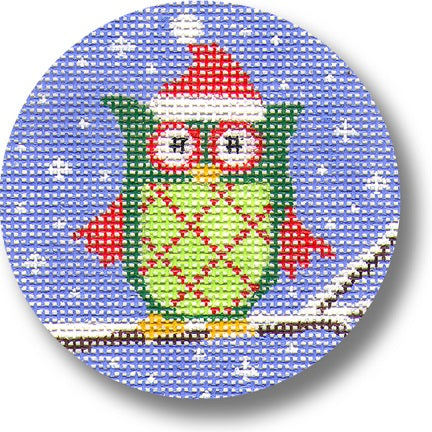 Owl w/Red Ornament on Sweater