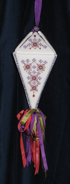 Floral Diamond Ornament