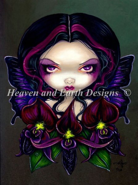 Black Orchid Fairy - Quick Stitch