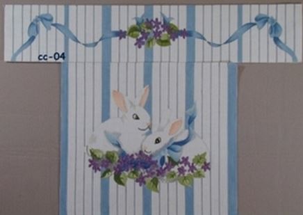 Violets w/Bunnies