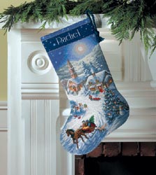 Sleigh Ride at Dusk Stocking