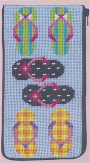 Flip Flops - Eyeglass/Cellphone Case (with floss)