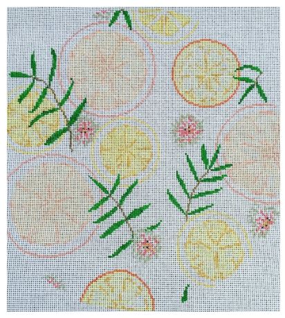 Citrus Round Pillow