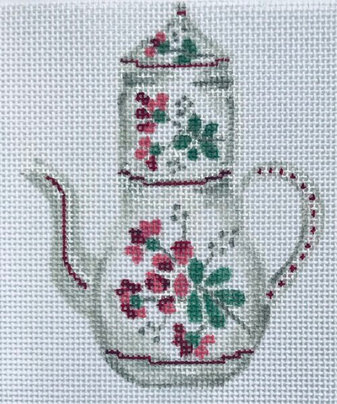 White and Red Kettle